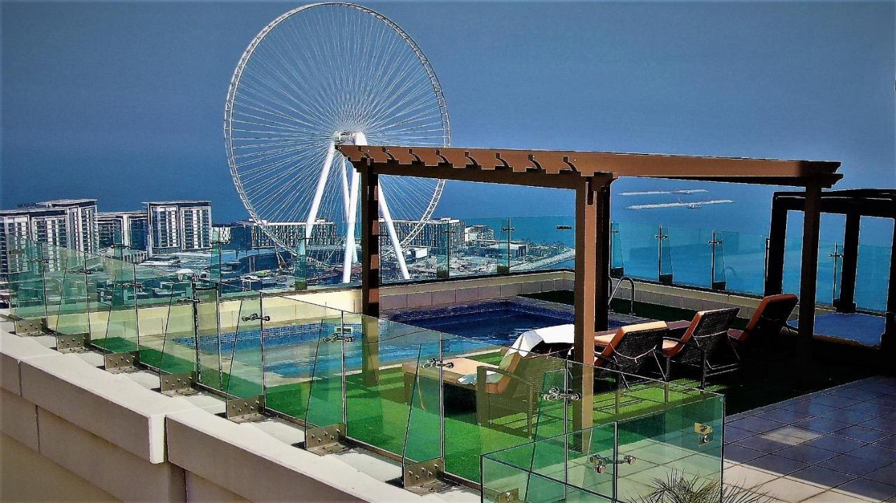 Dubai Jbr Amaz Penthouse Front Sea 5 Plus 1 Bdr Private Climatized Pool Exterior photo