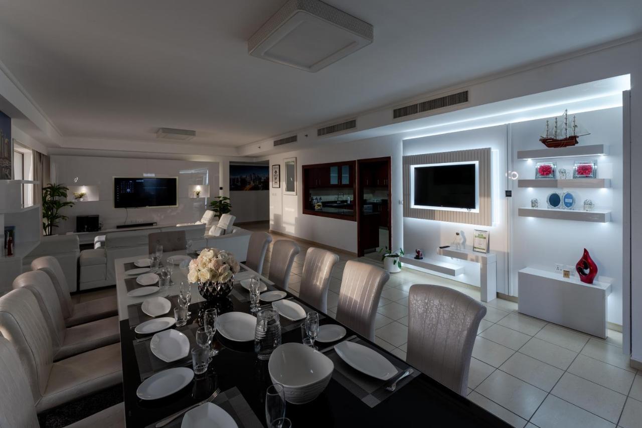 Dubai Jbr Amaz Penthouse Front Sea 5 Plus 1 Bdr Private Climatized Pool Exterior photo